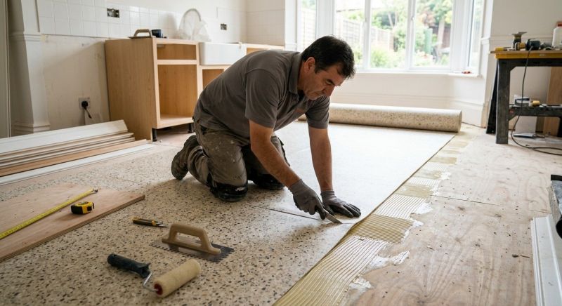 Linoleum Floor Installation in Kiowa, CO
