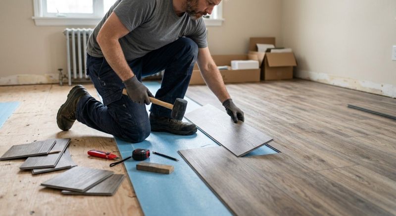 Linoleum Flooring Replacement in Castle Rock, CO