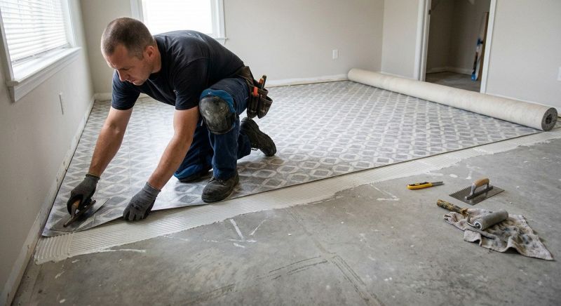 Sheet Flooring Installation in Parker, CO