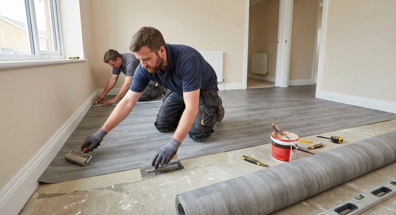 Sheet Linoleum Installation in Elbert County, CO