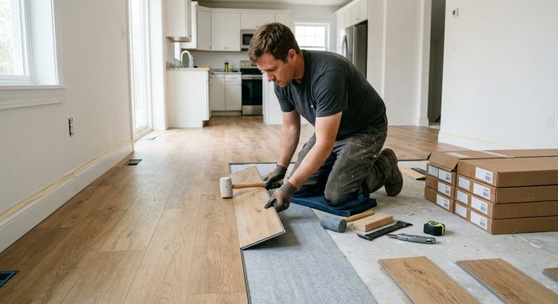 Vinyl Plank Floor Installation in Castle Rock, CO